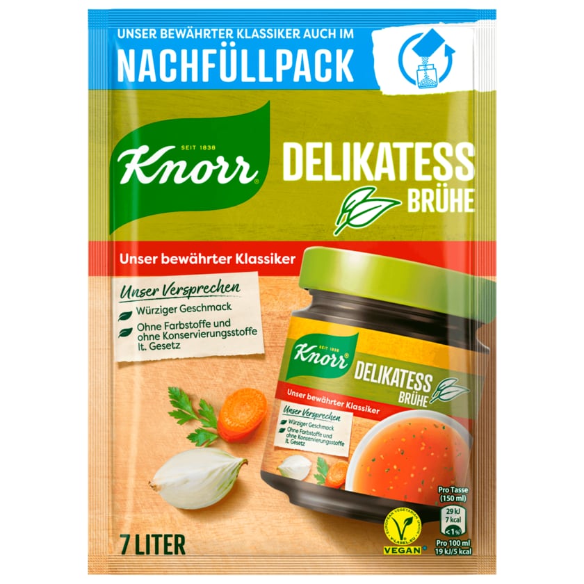Knorr Delikatess Brühe Nachfüllpack 7l